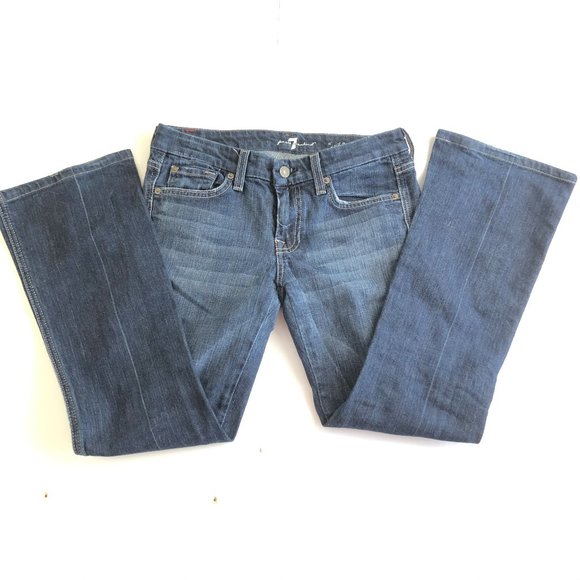7 for all mankind A Pocket Low Rise Boot Cut 27 - Picture 2 of 5
